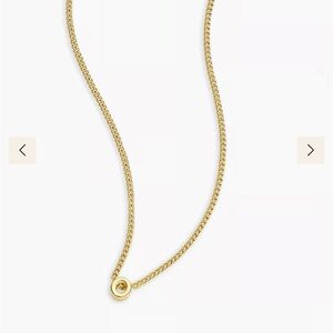 NWT Gorjana Wilder Mini Initial Necklace in letter O
